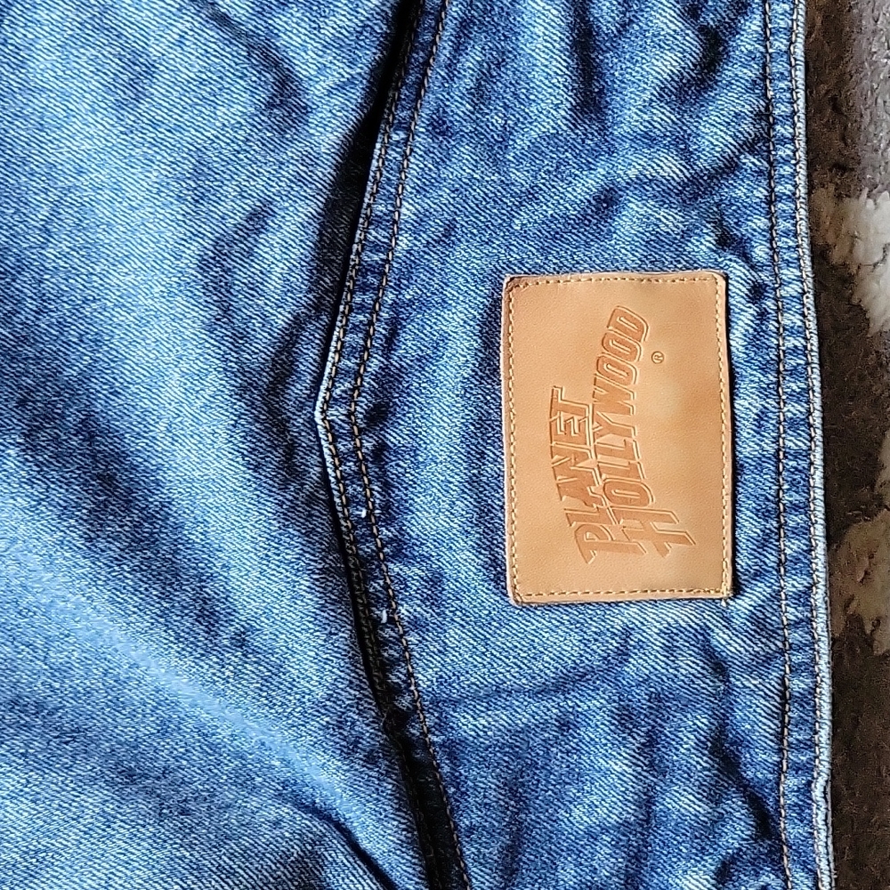 Vintage 90s Planet Hollywood Jean Jacket Small - Picture 2 of 10